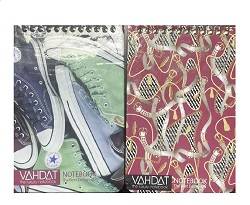 وحدت دفترچه 160 برگ جلد سخت بالا باز شو